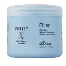 Маска для придания плотности волосам с кератином и гиалуроновой кислотой Kaaral Purify Filler, 500 мл Маска для придания плотности волосам с кератином и гиалуроновой кислотой Kaaral Purify Filler, 500 мл
